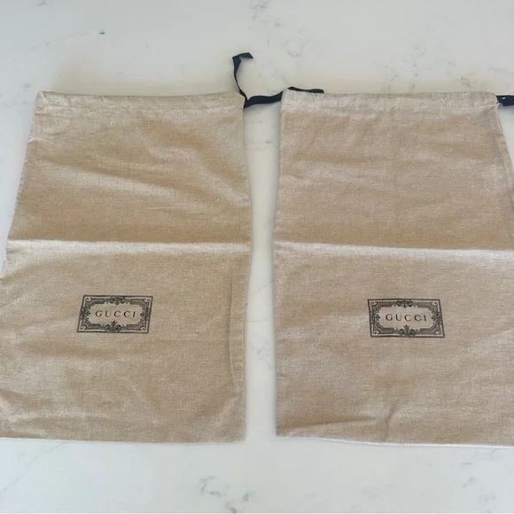 Authentic Gucci Dust Bags - Brand New, Never Used (Set of 2) - Picture 2 of 6